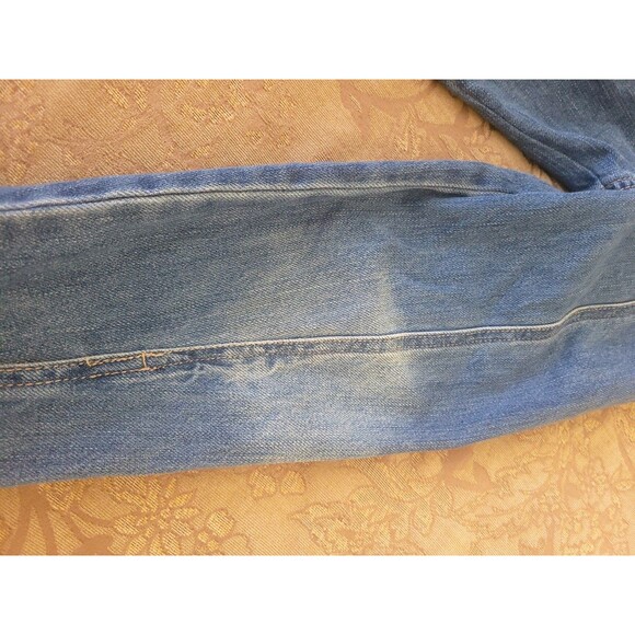 RISEN Los Angeles Streetwear Denim Jacket with Attached Grey Hoodie - Size S - Picture 10 of 11